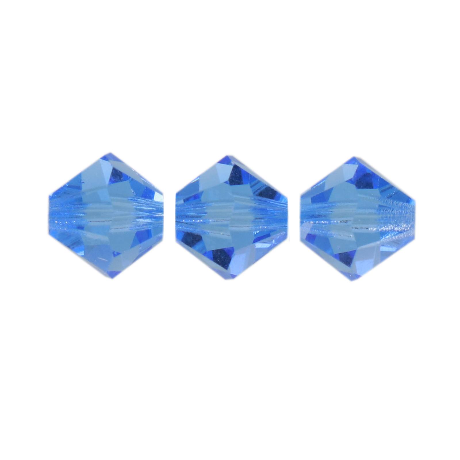 doppelkegel preciosa sapphire 6mm | 24st
