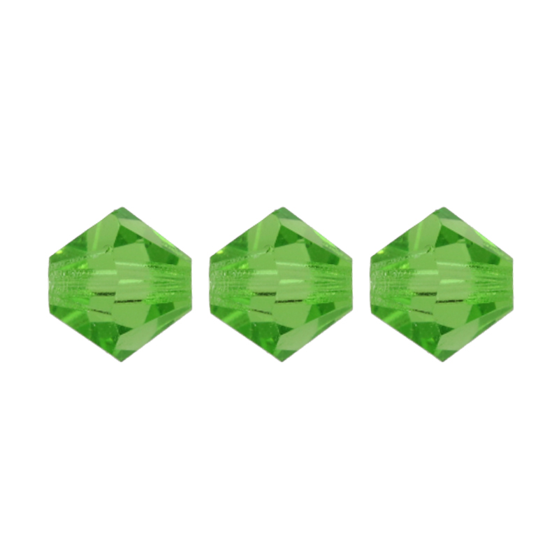 doppelkegel preciosa peridot 6mm | 24st