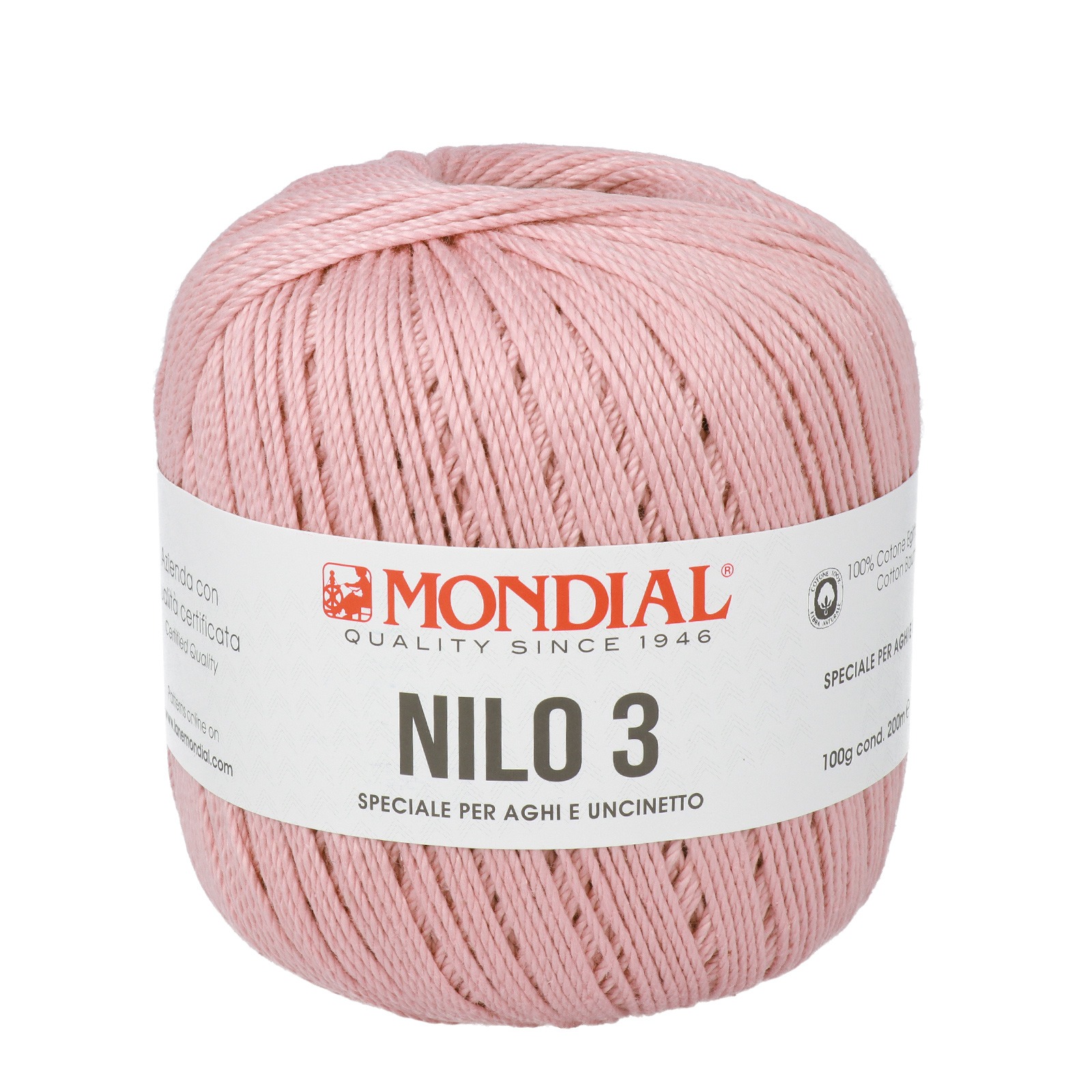 nilo 3 mondial - vintage rosa (740) - 100gr (200mt) | 1st