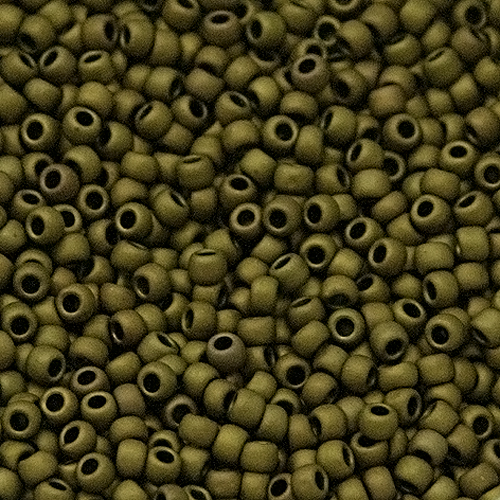 rocaille toho seed beads 11/0 antique bronze frosted (223f) | 10gr