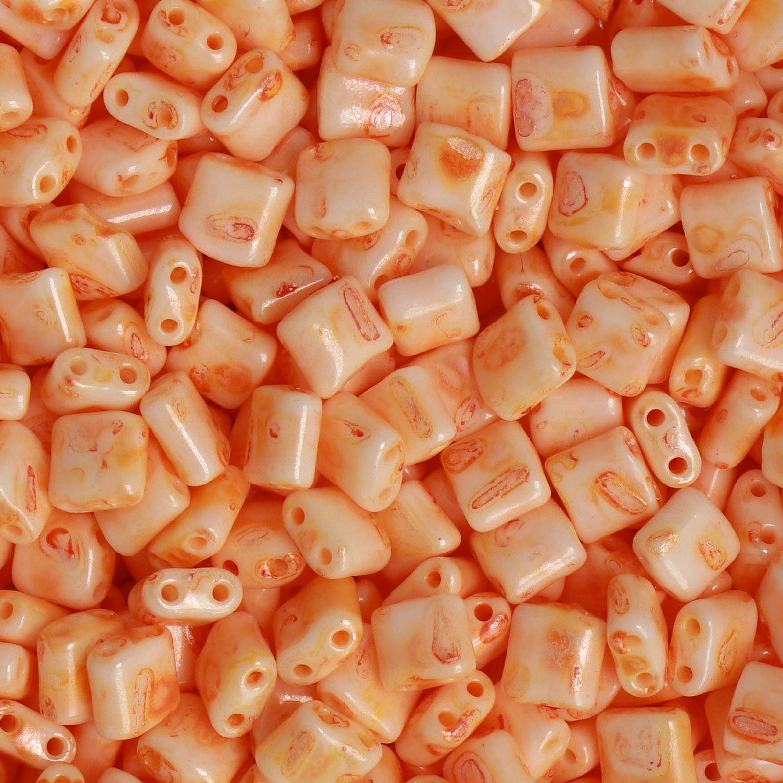 karo preciosa beads orange spotted 5mm | 20gr