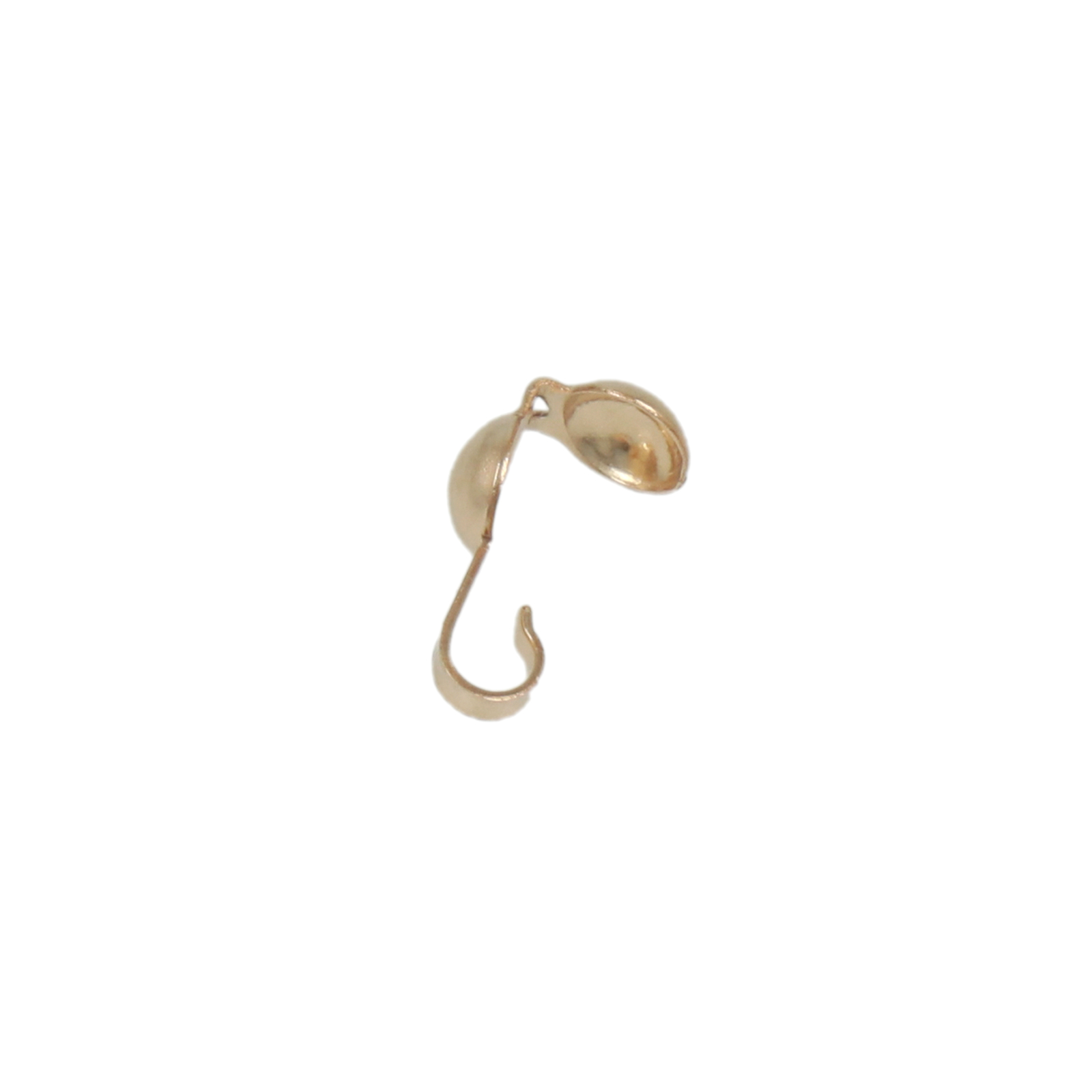 gold-filled 14k clamshell bead tip 3,5mm | 4pc