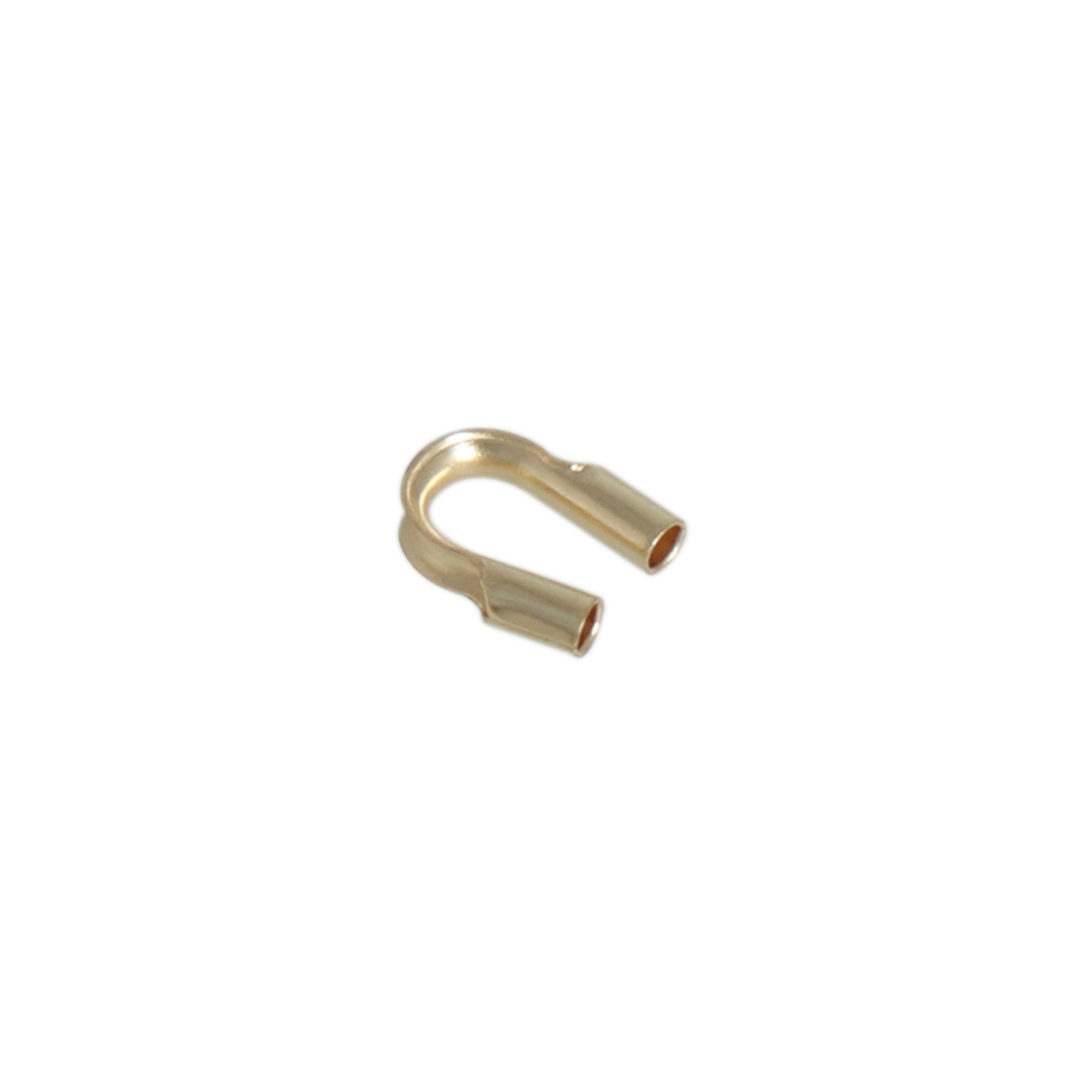 gold-filled 14k wire protectors - 0,75mm | 6pc