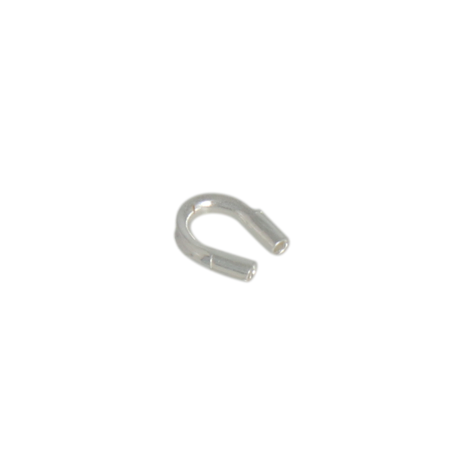 silver plated wire protectors - wire thickness 0,5mm | 24pc