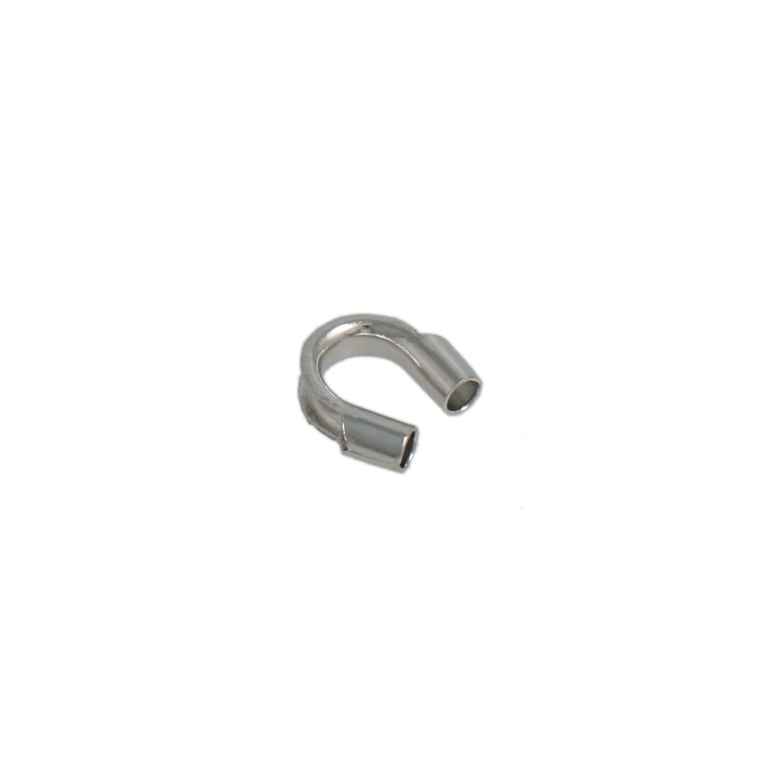 silver plated wire protectors - wire thickness 1,2mm | 24pc