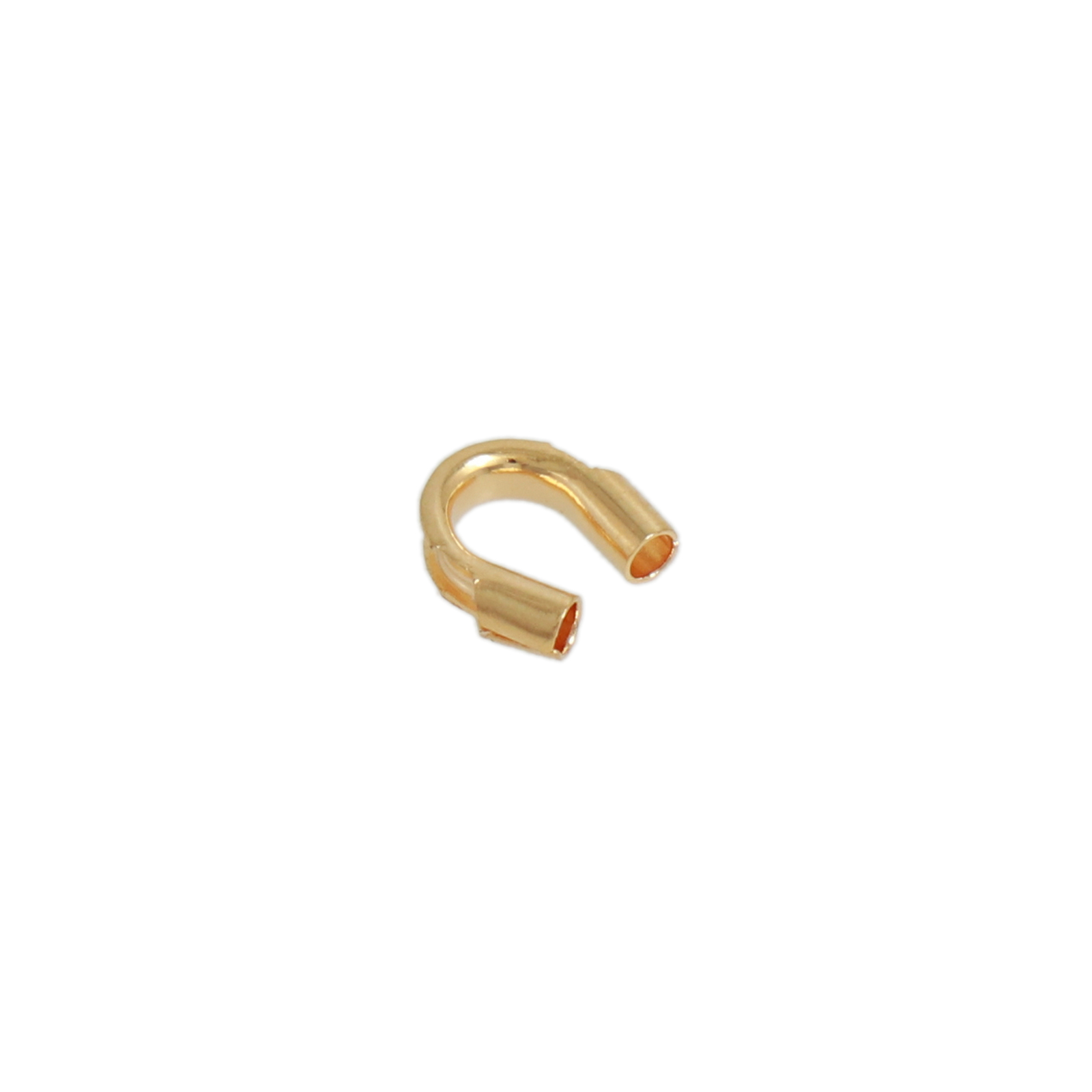 gold plated wire protectors - wire thickness 1mm | 24pc