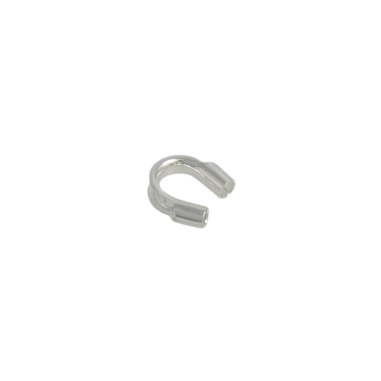 silver plated wire protectors - wire thickness 1mm | 24pc