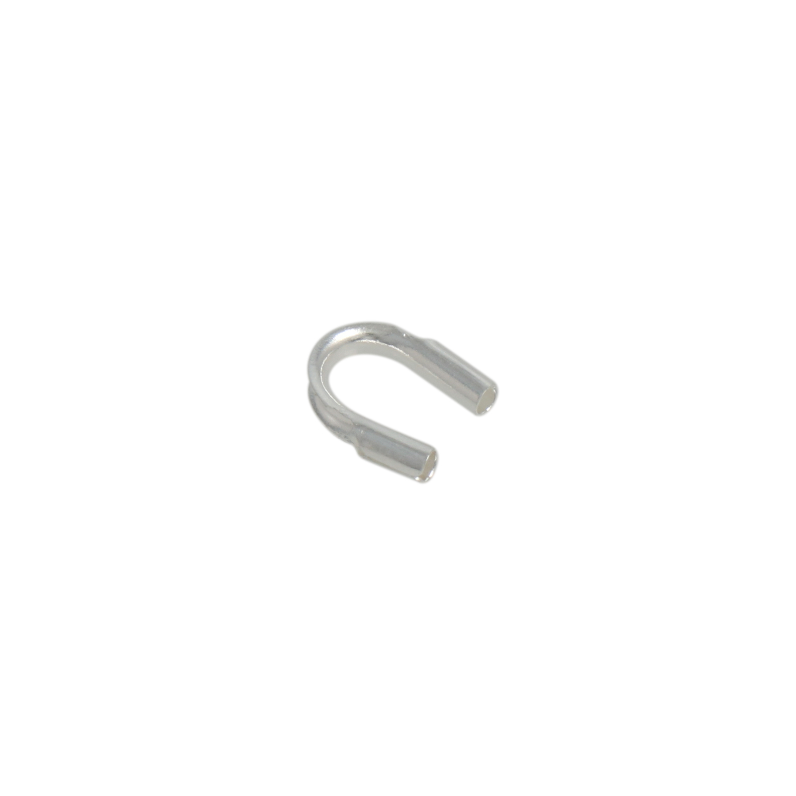 silver plated wire protectors - wire thickness 1,2mm | 24pc