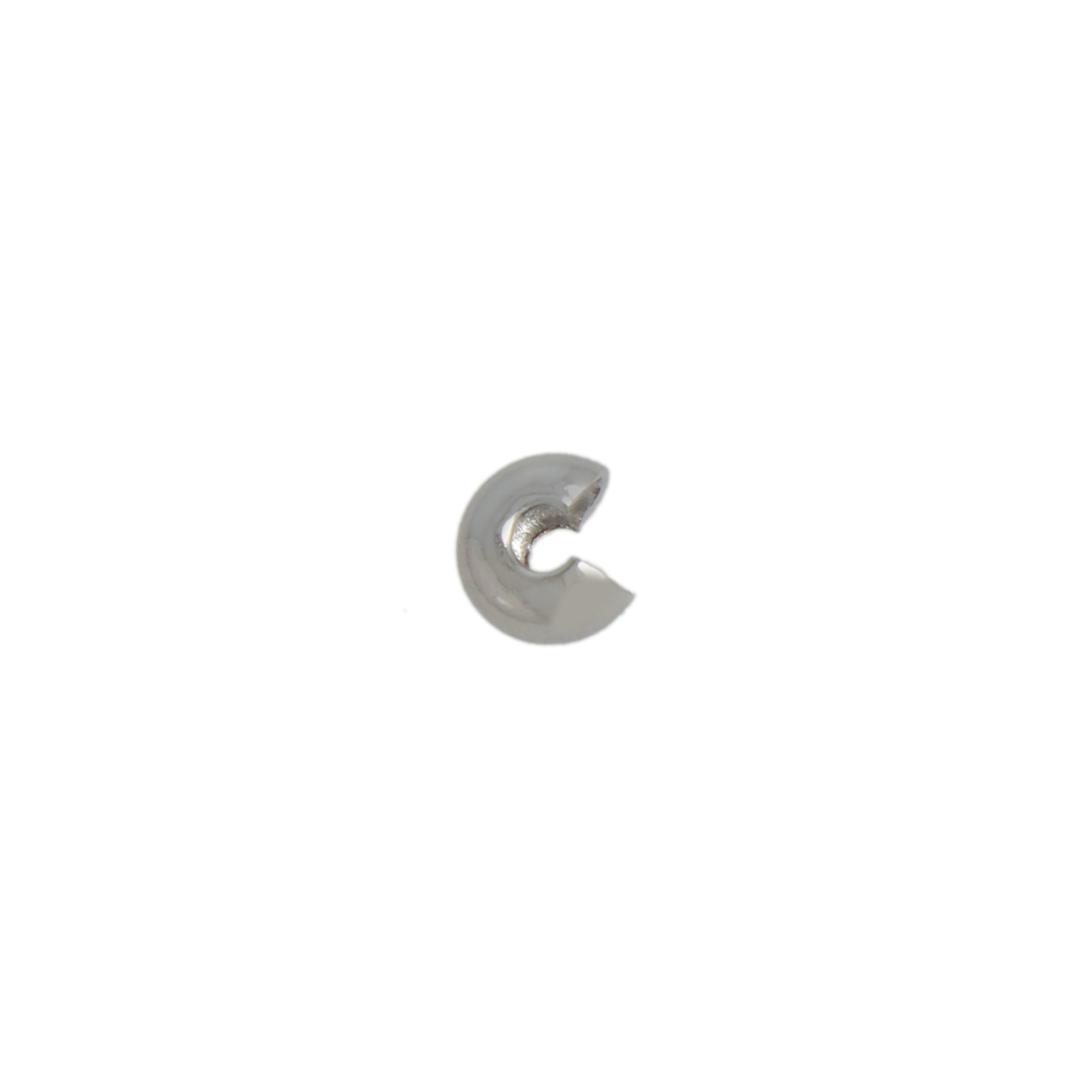 kaschierperle rhodium versilbert 4mm | 48st