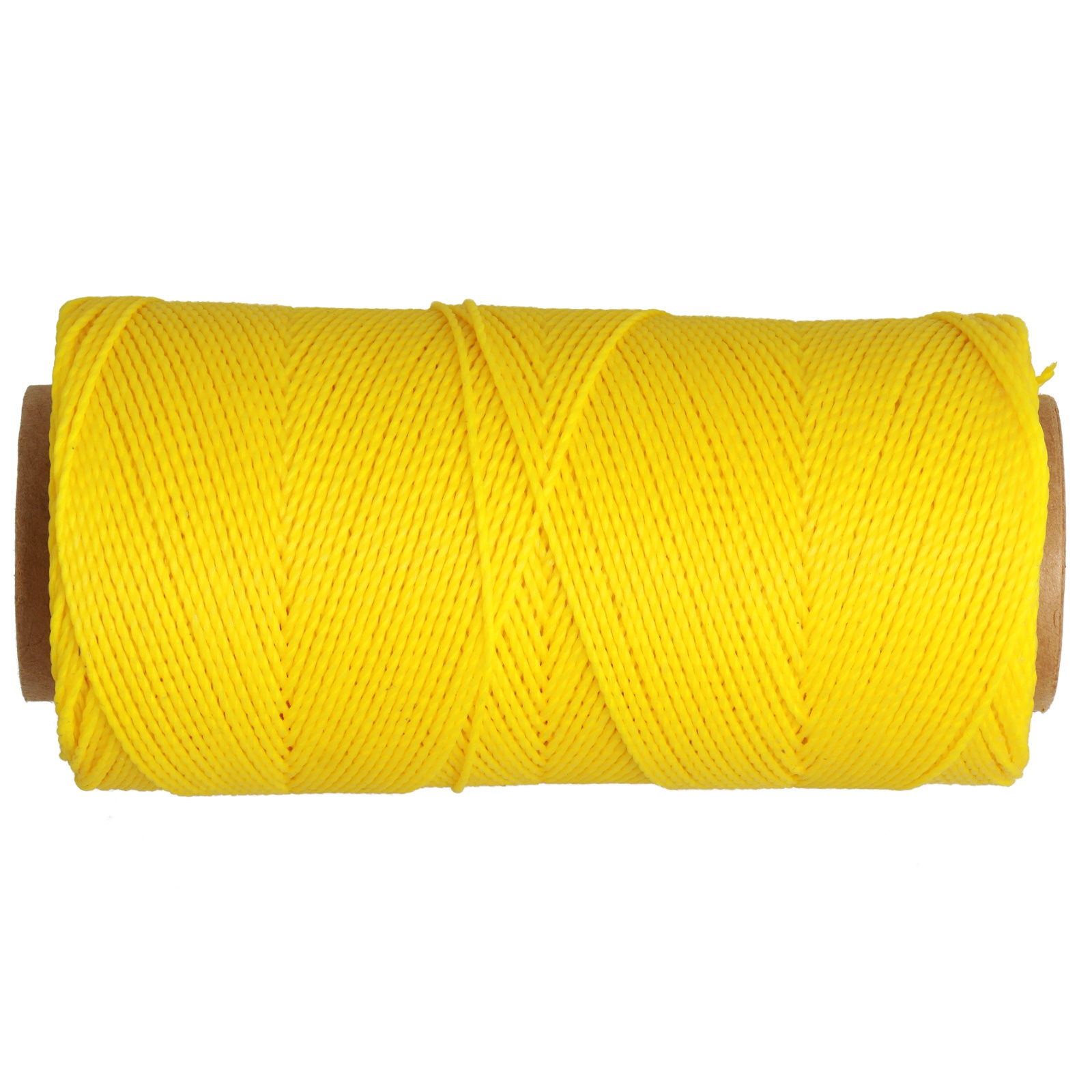 linhasita waxed polyester cord - lemon (37) 1mm - 100gr spool (aprox. 180mt) | 1pc