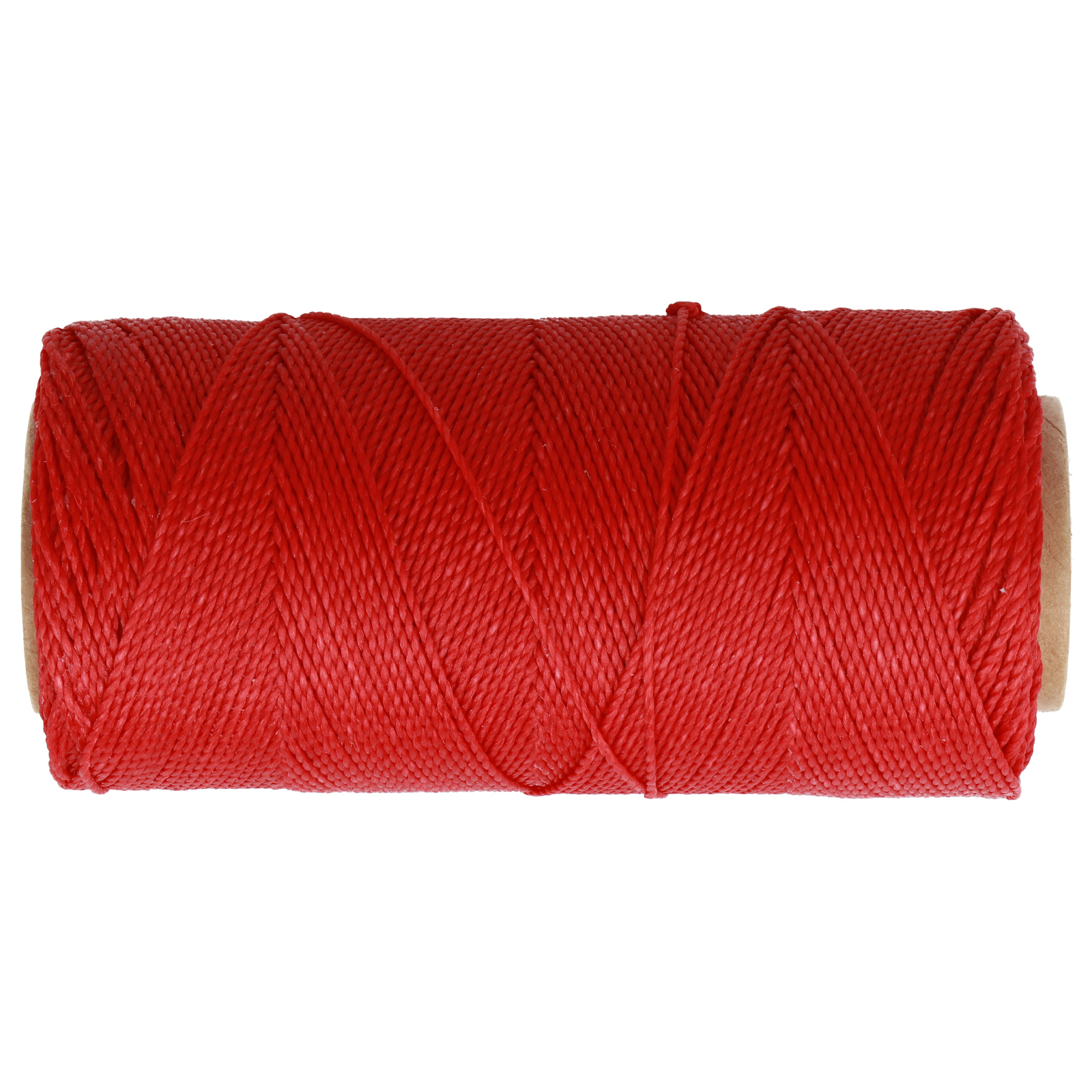 linhasita waxed polyester cord - red (233) 1mm - 100gr spool (aprox. 180mt) | 1pc