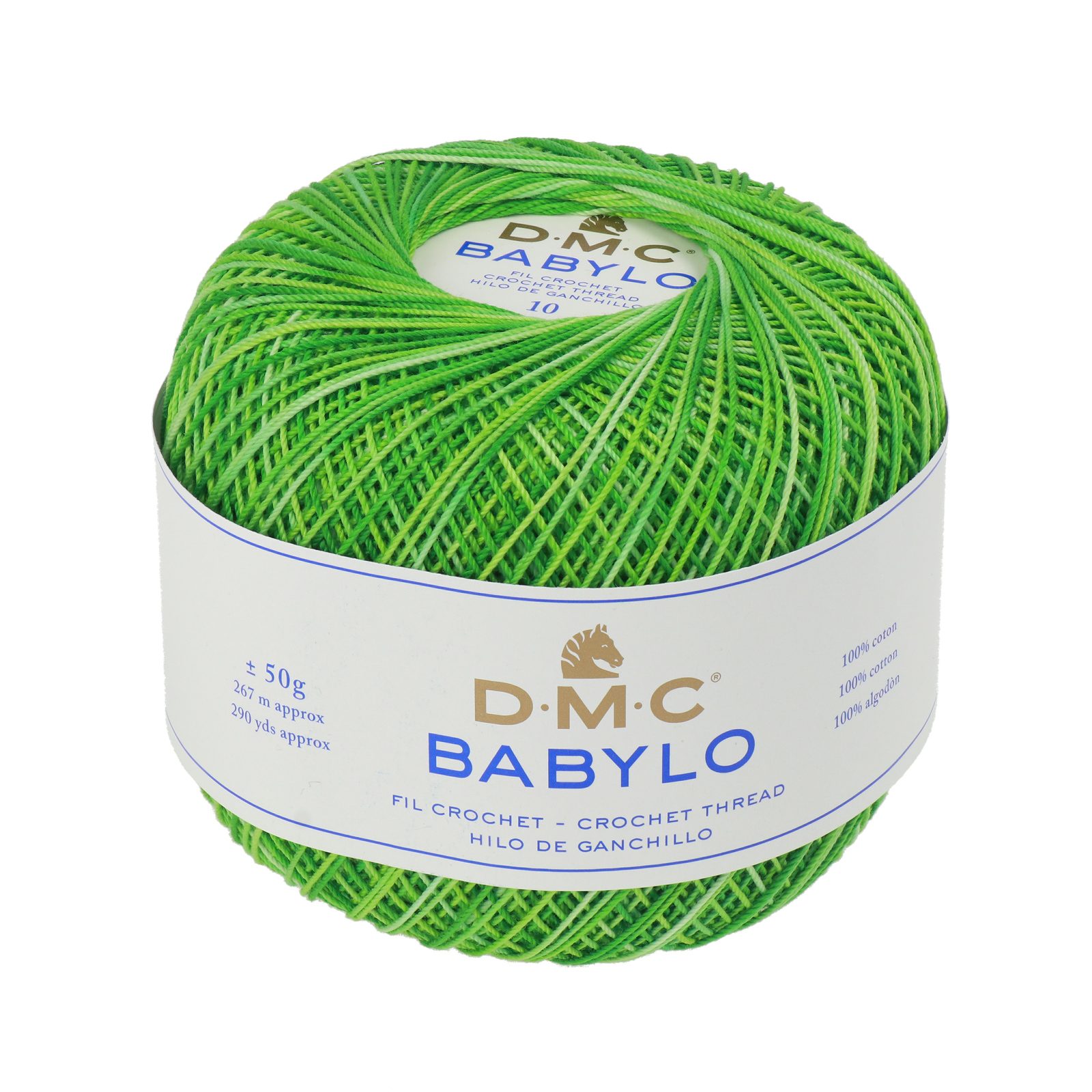 babylo 10 dmc häkelgarn - clover green (114) - 50gr (267mt) | 1st