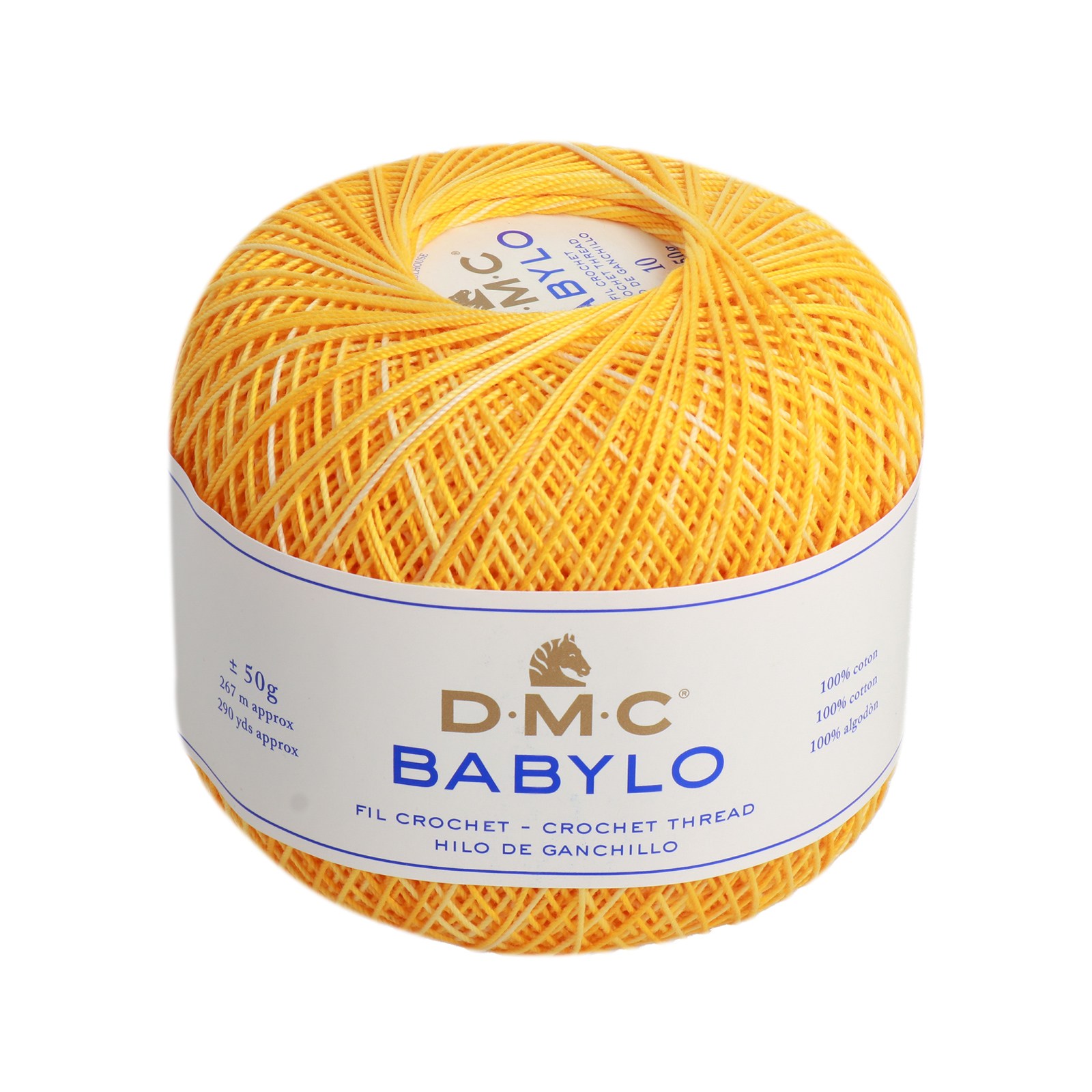 babylo 10 dmc häkelgarn - sunflower (90) - 50gr (267mt) | 1st