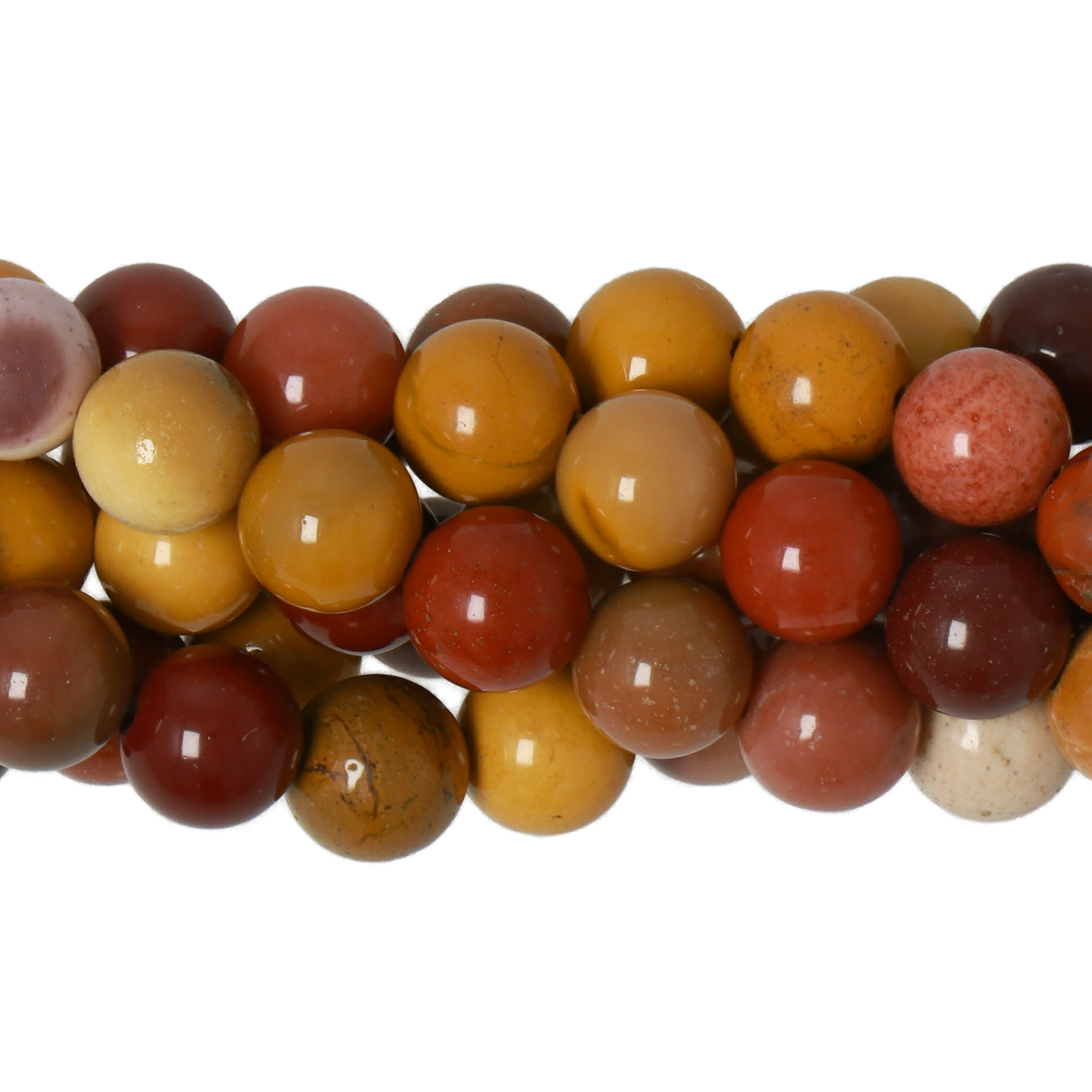 mookaite smooth round 6mm | 15/16-inch strand