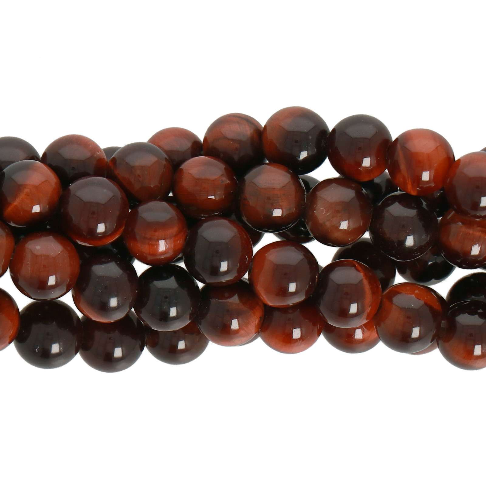 tigerauge rot glatt runde 4mm | strang 38/40cm