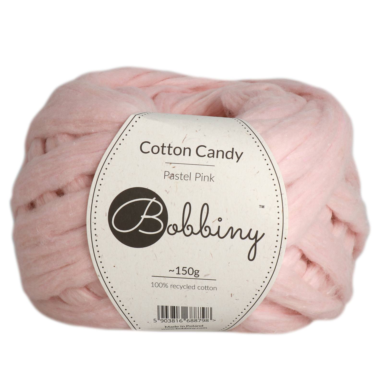 bobbiny cotton candy - pastel pink - 150gr | 1pc