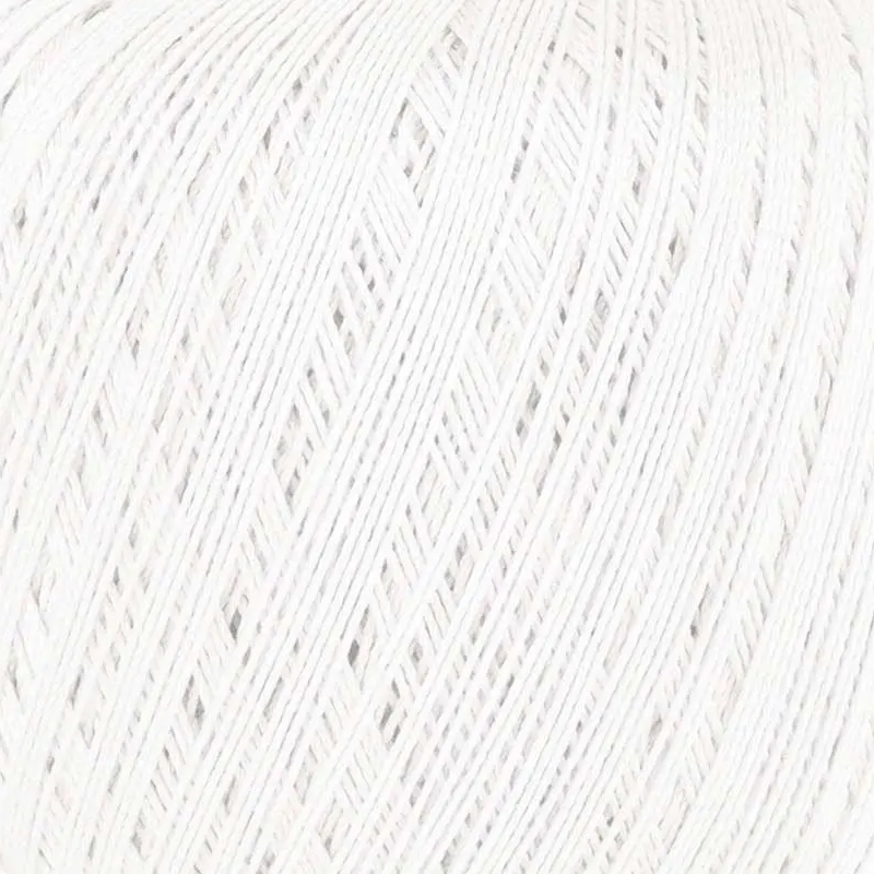 lana gatto cablé 8 - white (06536) - 50gr (283mt) | 1pc