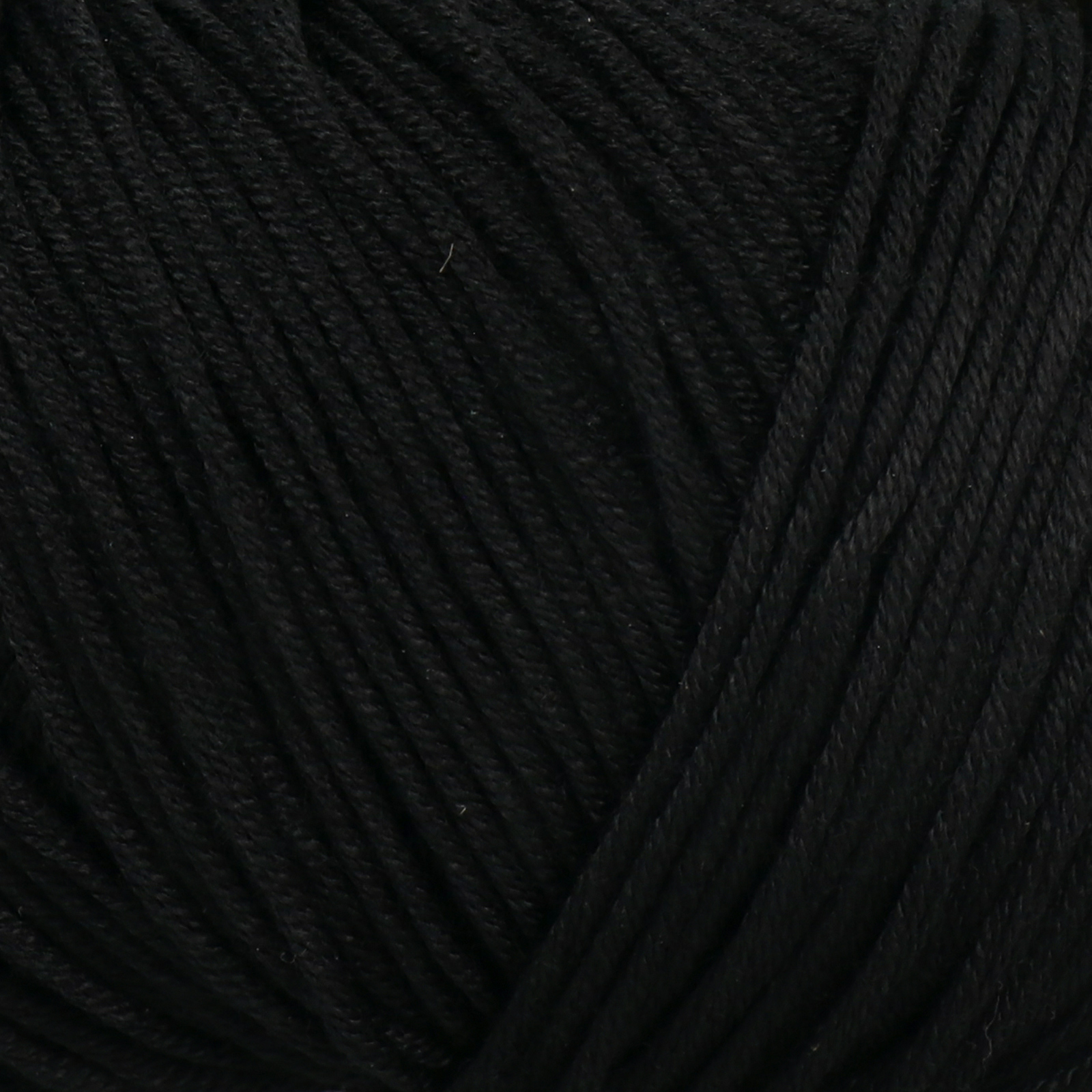 lana gatto sugar - black (07672) - 50gr (125mt) | 1pc