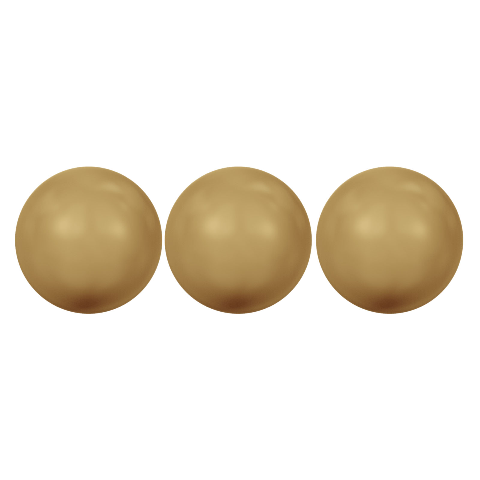 runde perlen (5810) bright gold 10mm | 5st
