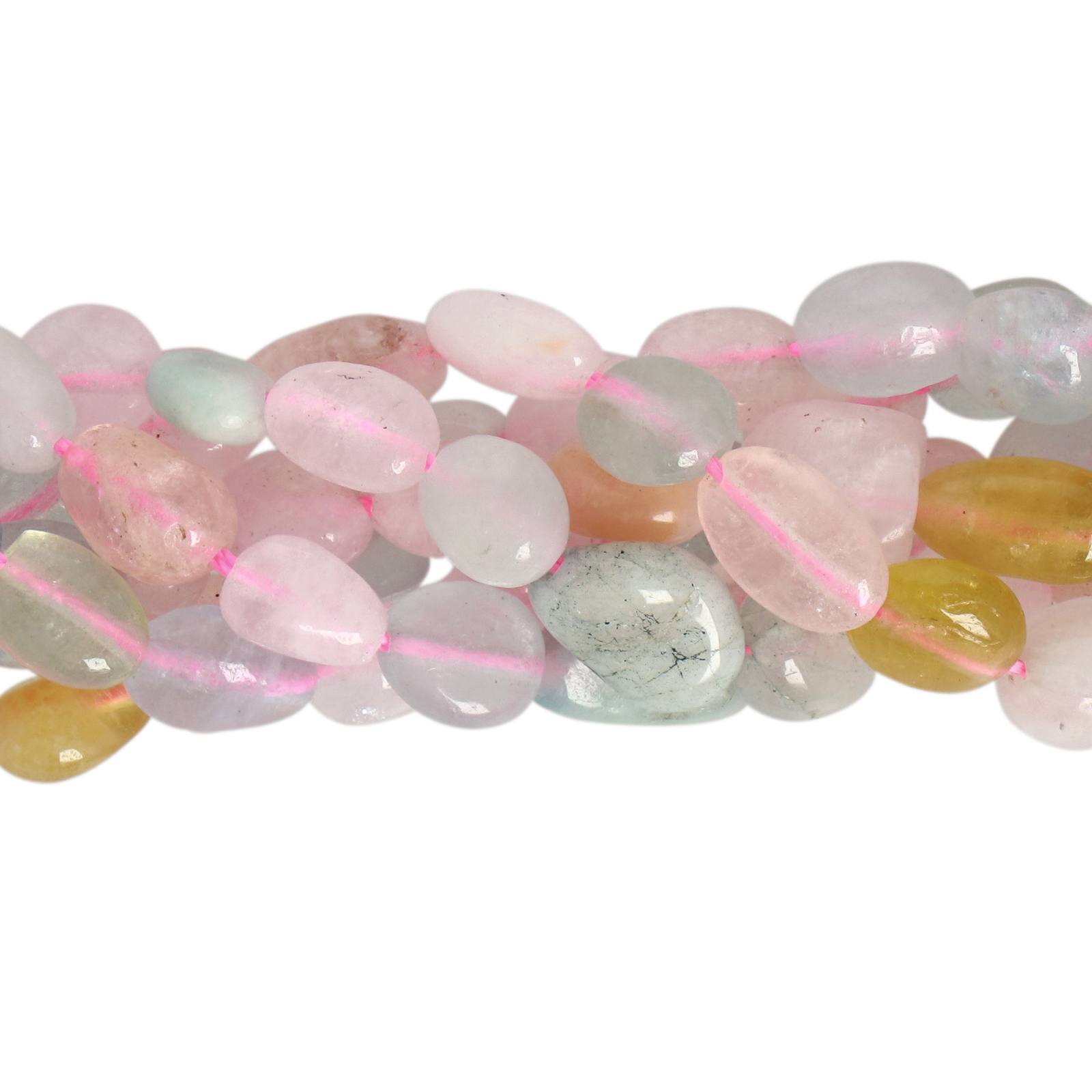 beryll multicolor nugget 6-8mm aprox. | 15/16-inch strand