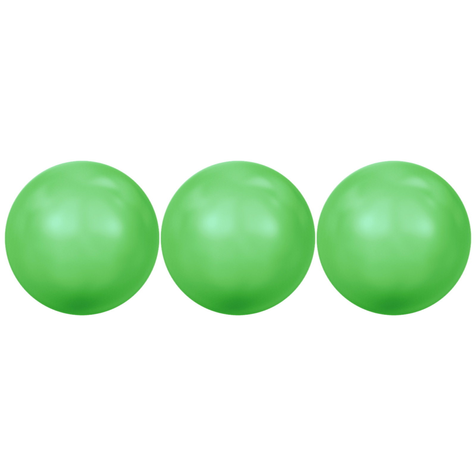 round pearl (5810) neon green 12mm | 4pc