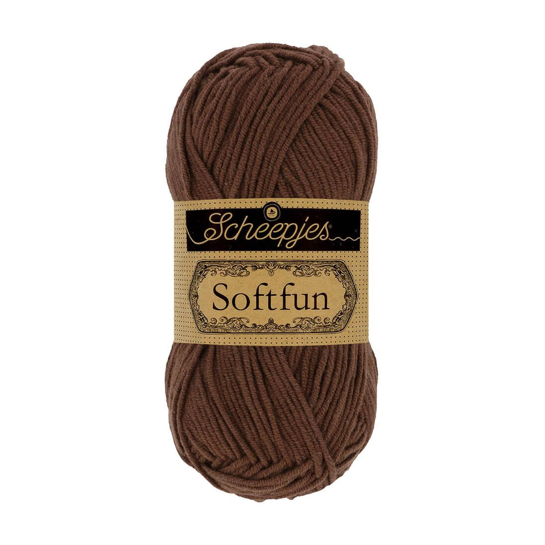 scheepjes softfun - pecan (2491) - 50gr (140mt) | 1st
