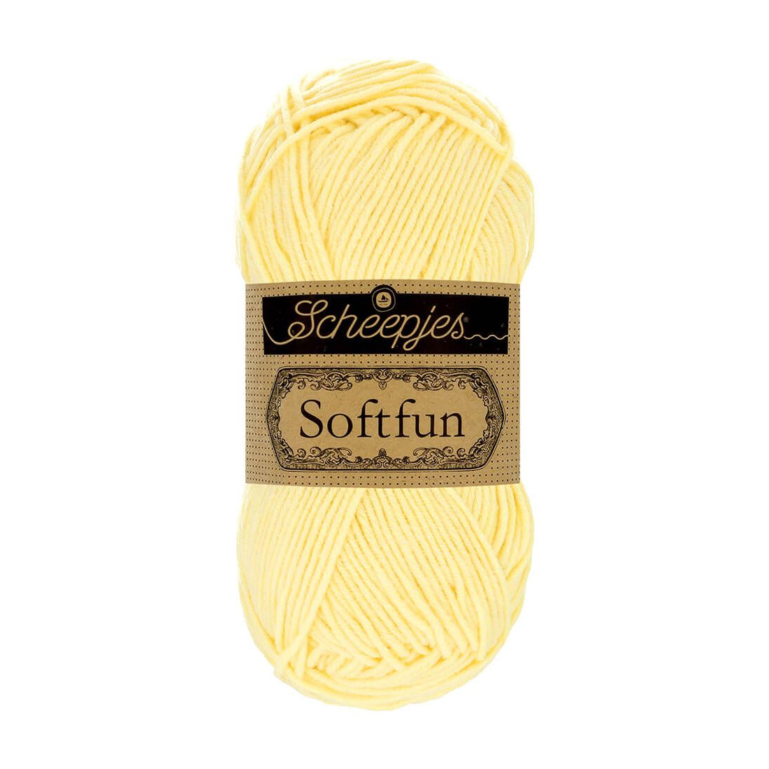 scheepjes softfun - banana (2496) - 50gr (140mt) | 1pc