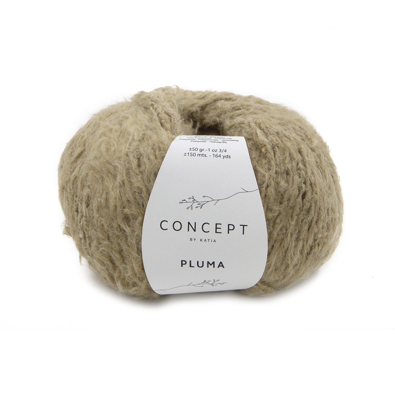 katia pluma - camel (77) - 50gr (150mt) | 1pc