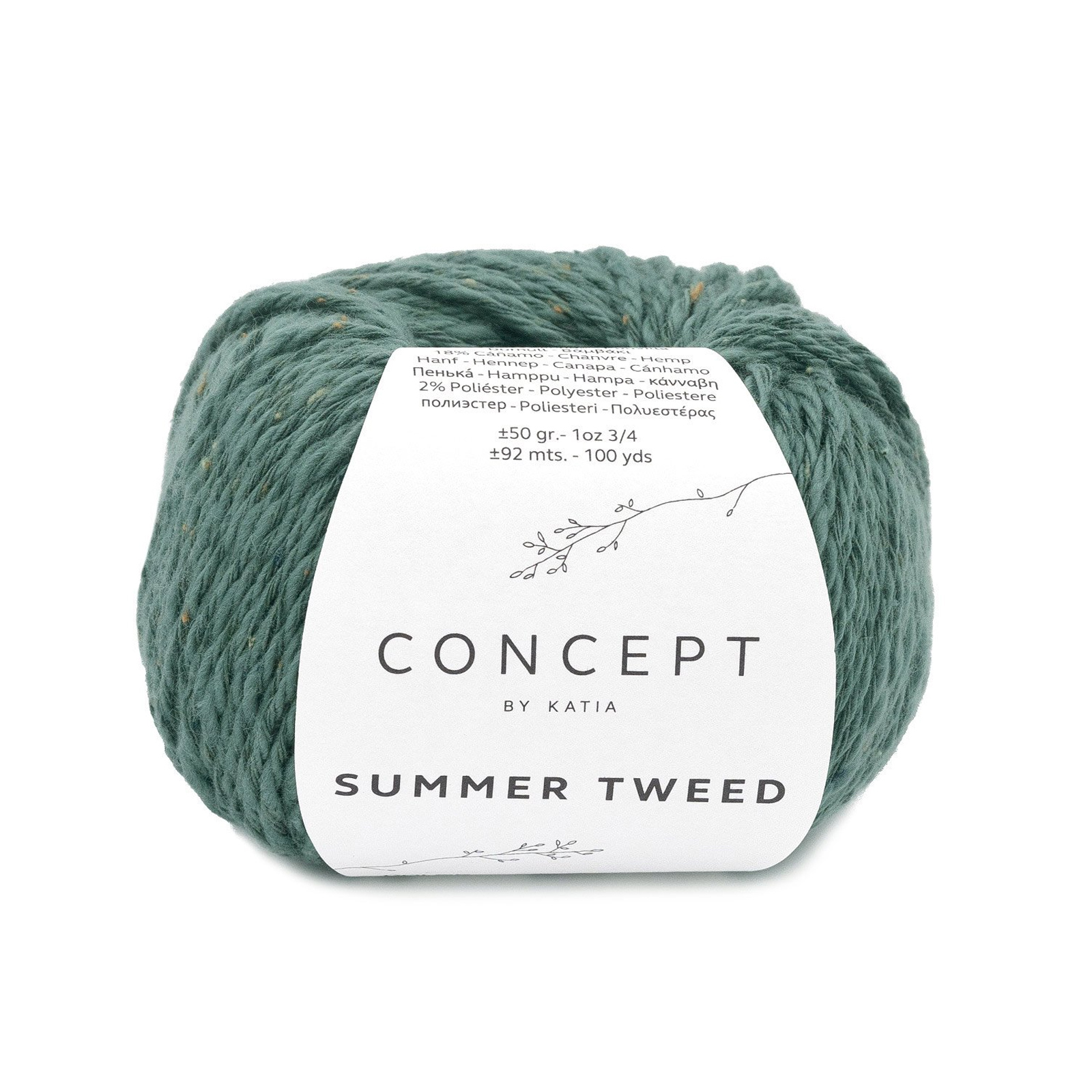 katia summer tweed - pine (68) - 50gr (92mt) | 1pc