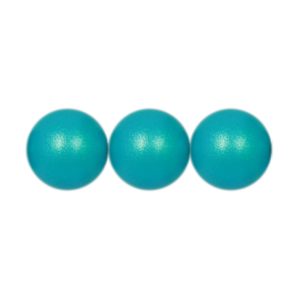 round pearl (5810) iridiscent dark turquosie 6mm | 20pc