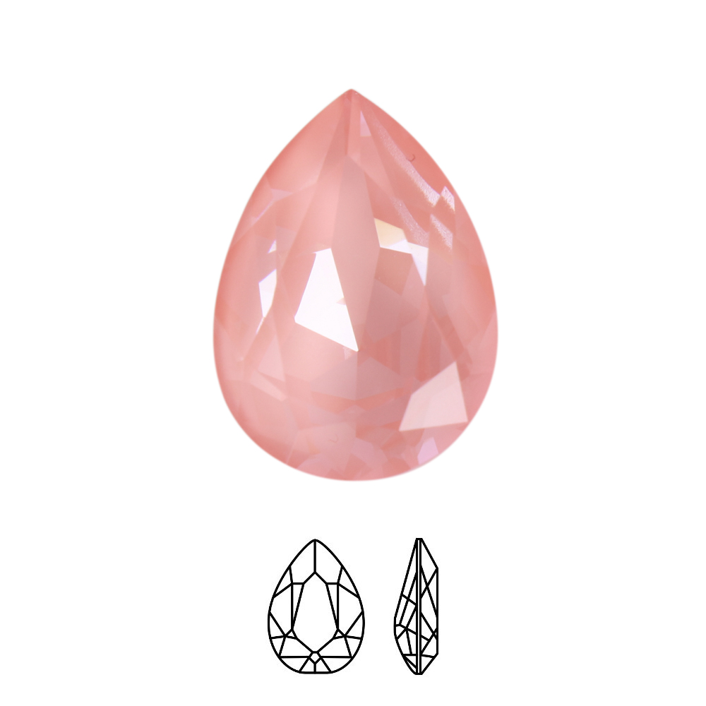 pear fancy stone (4320) flamingo ignite 18x13mm | 1pc