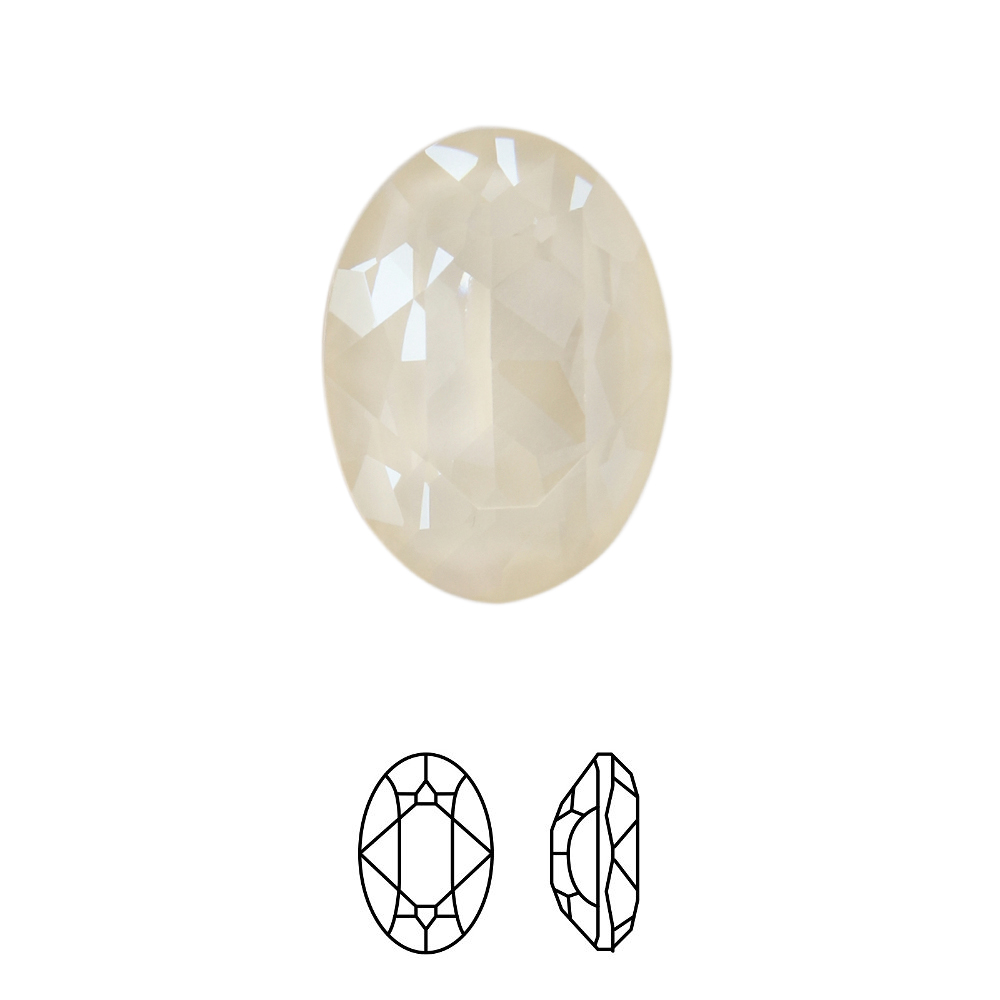 oval fancy stone (4120) linen ignite 18x13mm | 1pc