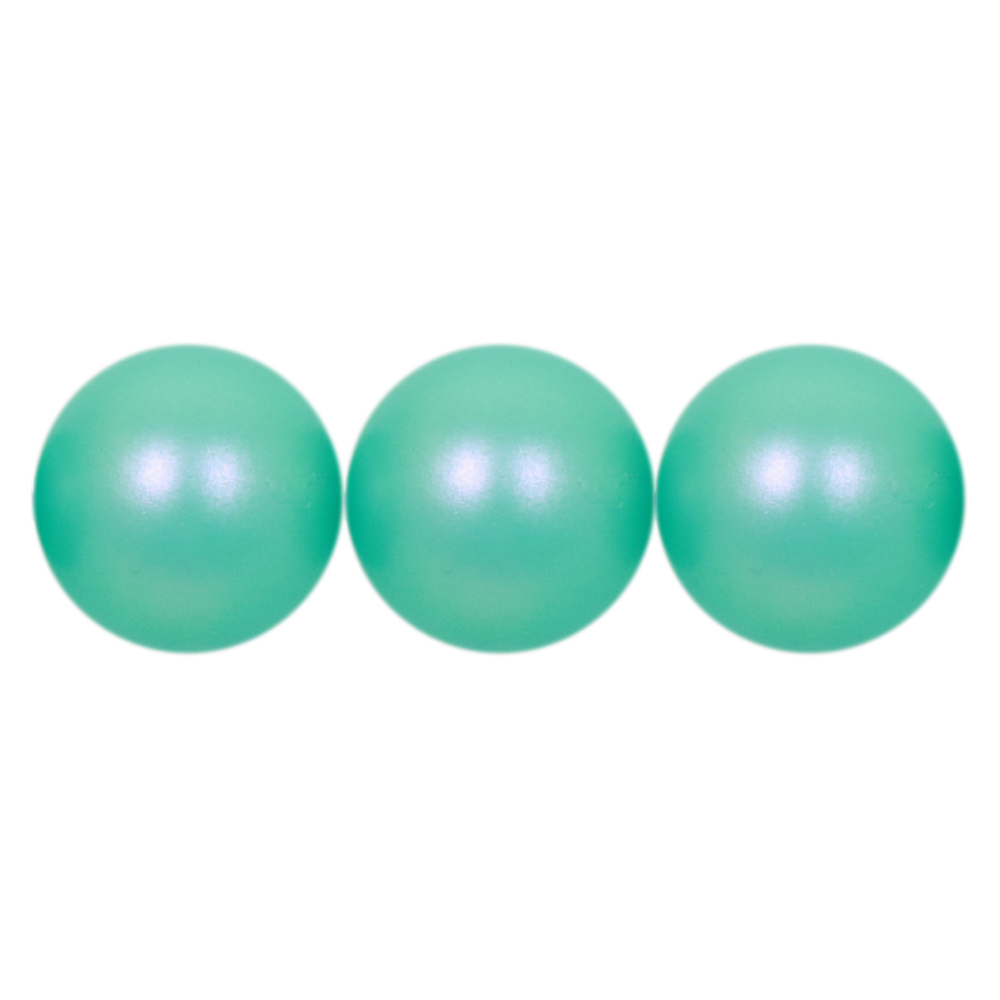round pearl (5810) iridiscent light turquosie 10mm | 5pc