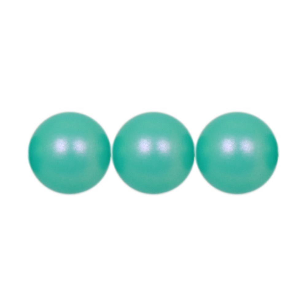 round pearl (5810) iridiscent light turquosie 6mm | 20pc