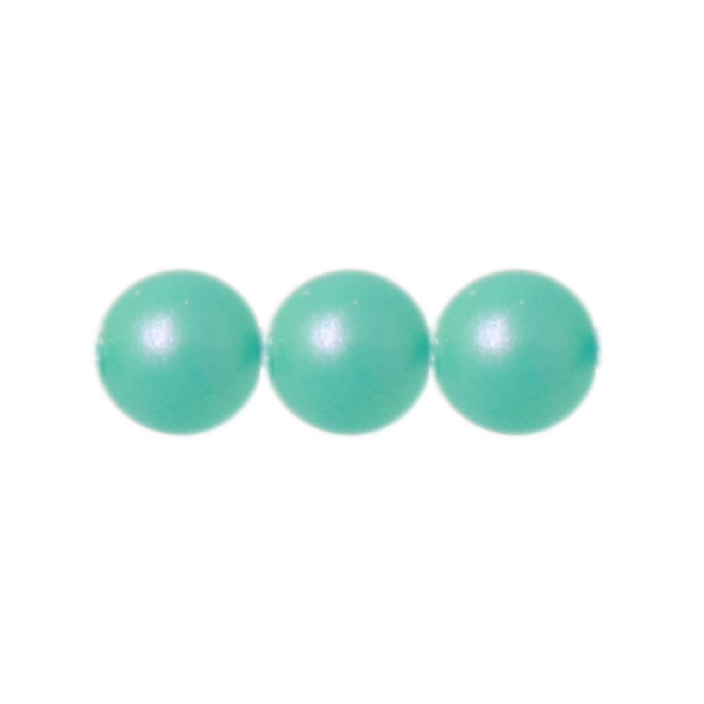 round pearl (5810) iridiscent light turquosie 3mm | 40pc