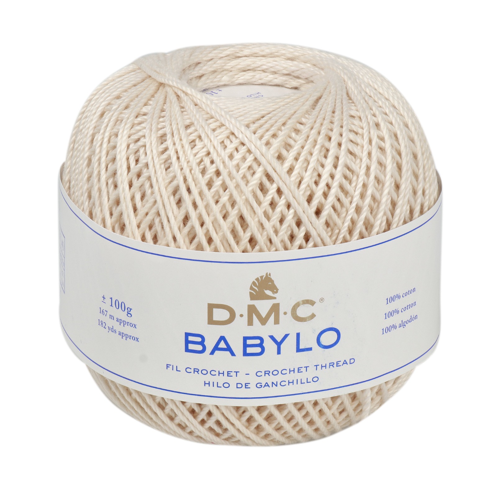 babylo 3 dmc crochet thread - ecrù (ecru) - 100gr (167mt) | 1pc