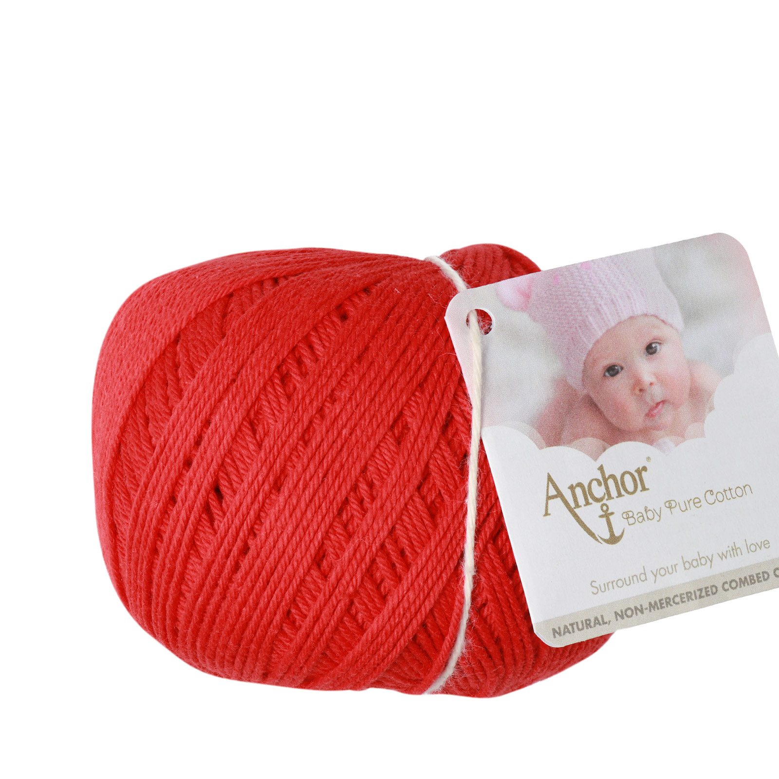 anchor baby pure cotton - red (00115) - 50gr (165mt) | 1st