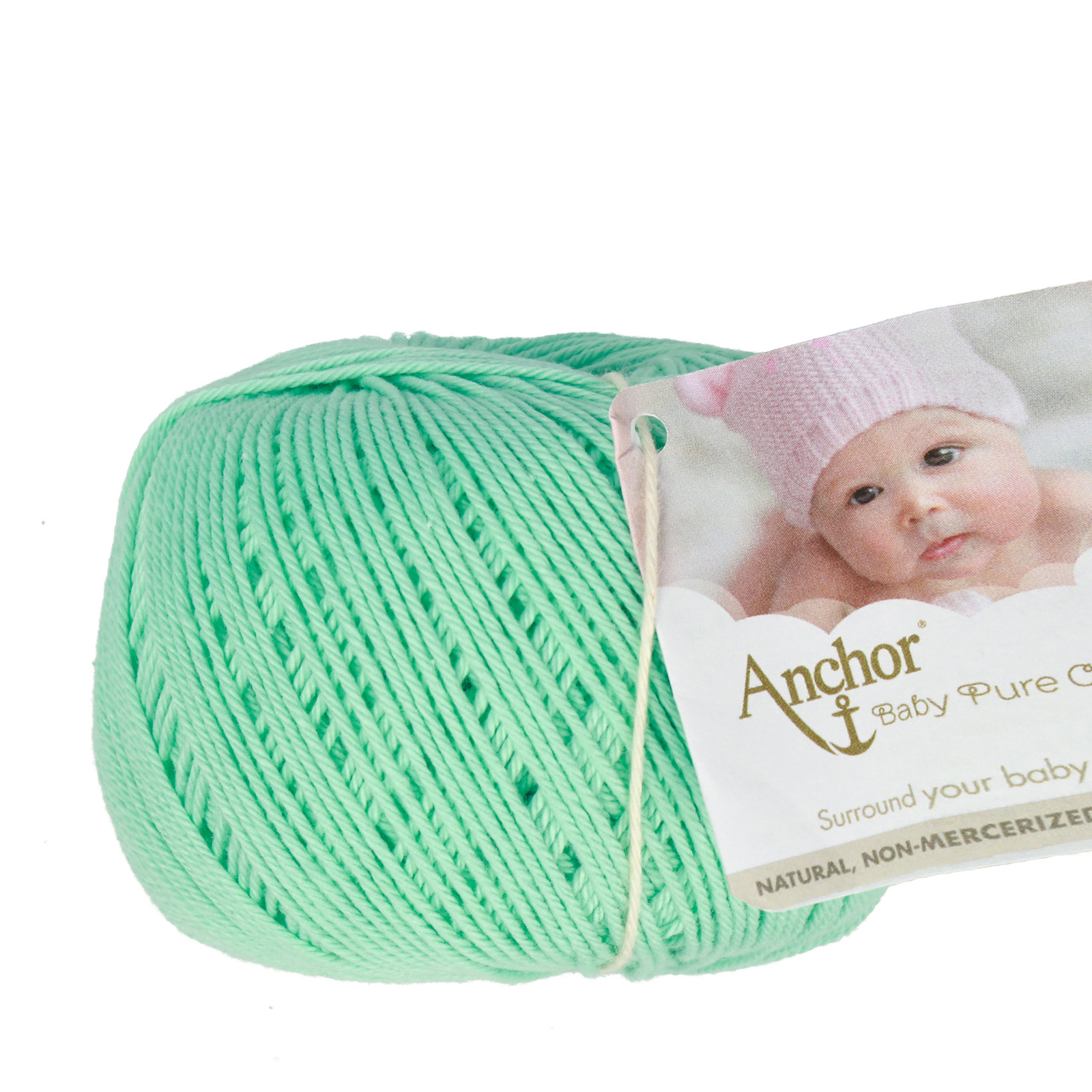 anchor baby pure cotton - aqua (00385) - 50gr (165mt) | 1pc