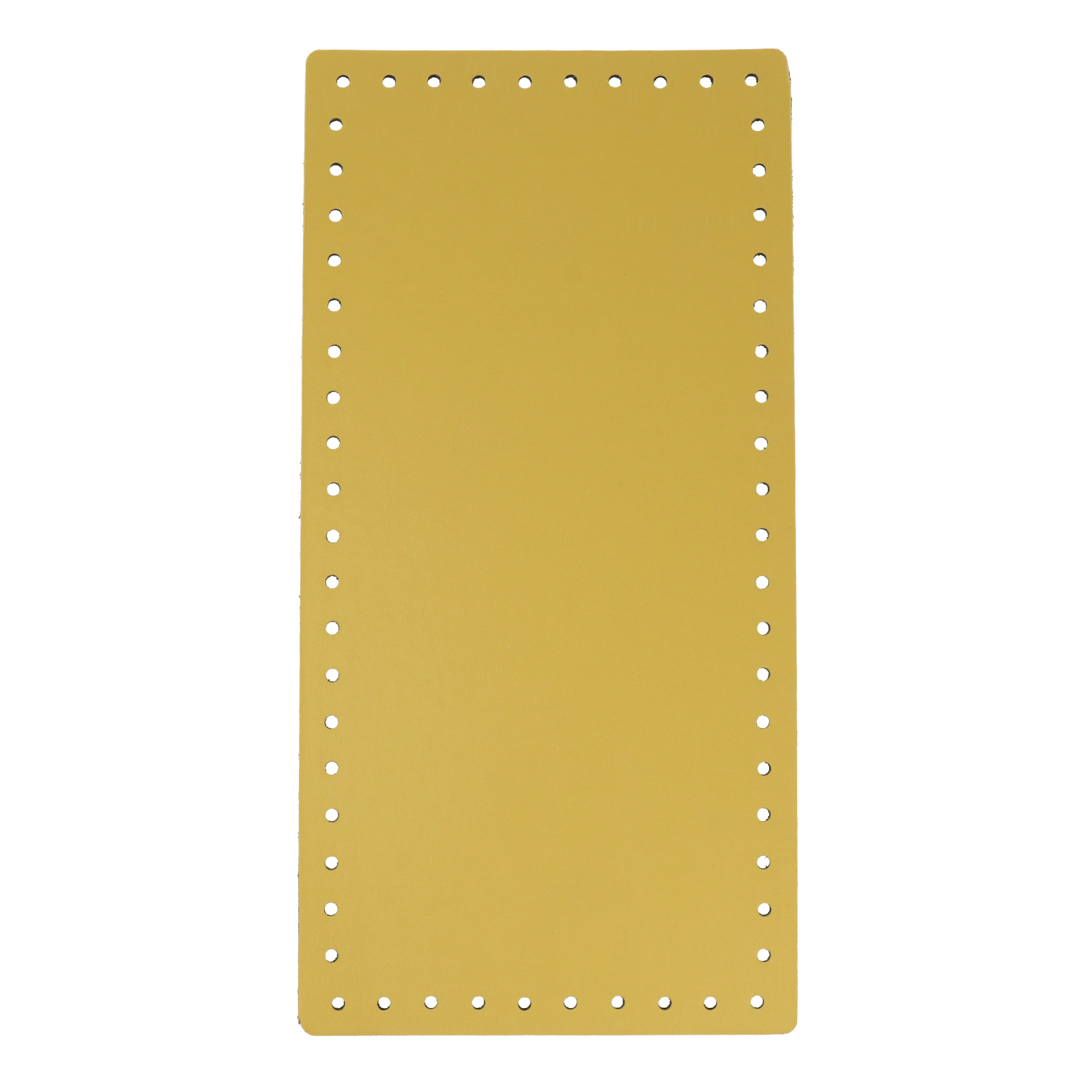pu leather bottom bag yellow 30x15cm | 1pc