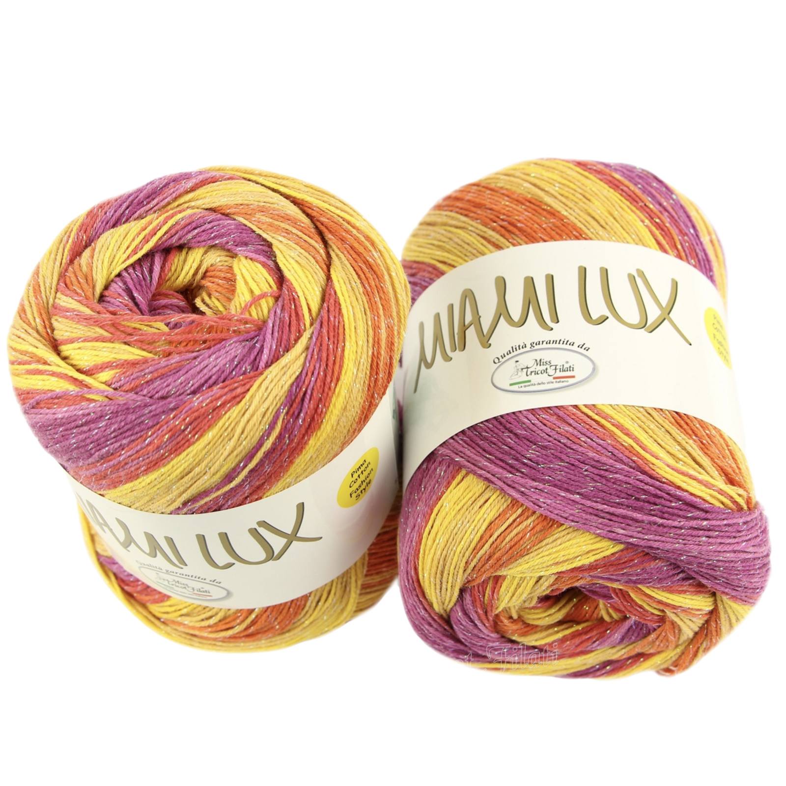 miss tricot filati miami lux sunset (10) - 150gr (560mt) | 1pc