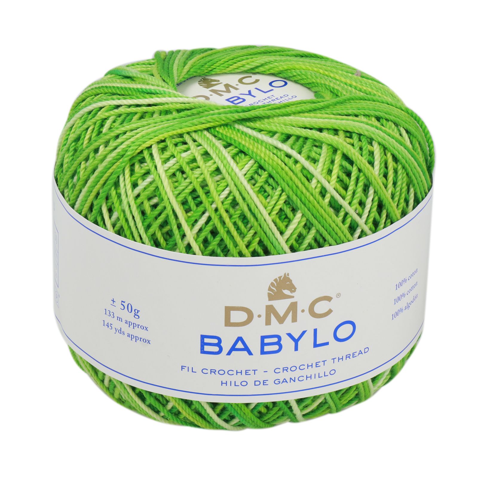 babylo 5 dmc häkelgarn - clover green (114) - 50gr (133mt) | 1st