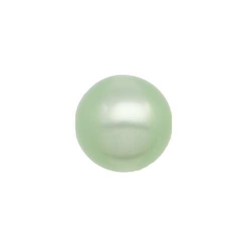 perle polaris glänzend - runde hellgrün 12mm | 4st