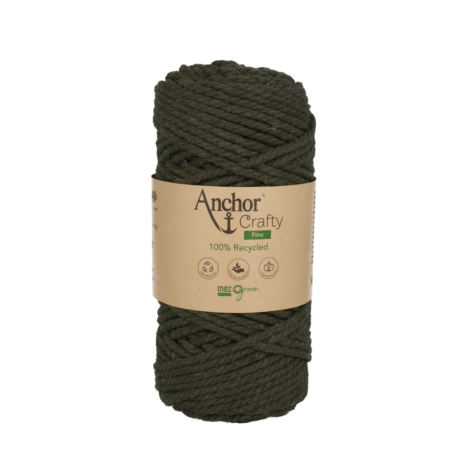 anchor crafty fine - mud (00121) - 250gr (65mt) | 1pc