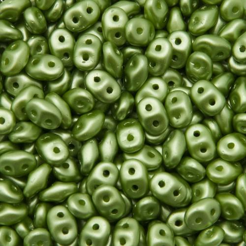 superduo seed beads 5x2,5mm pastel olivine | 10gr