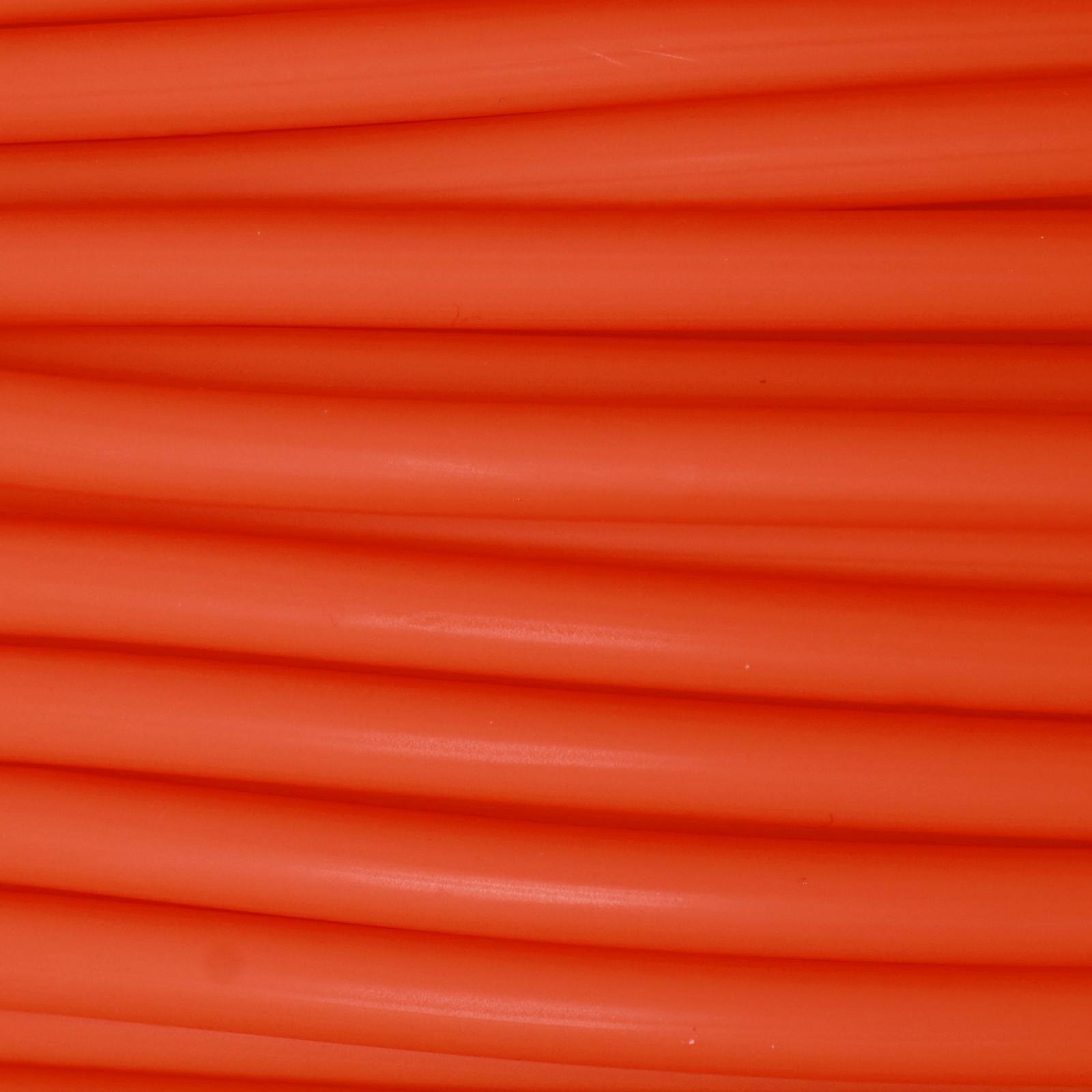 orange hollow rubber cord 4mm | 1mt