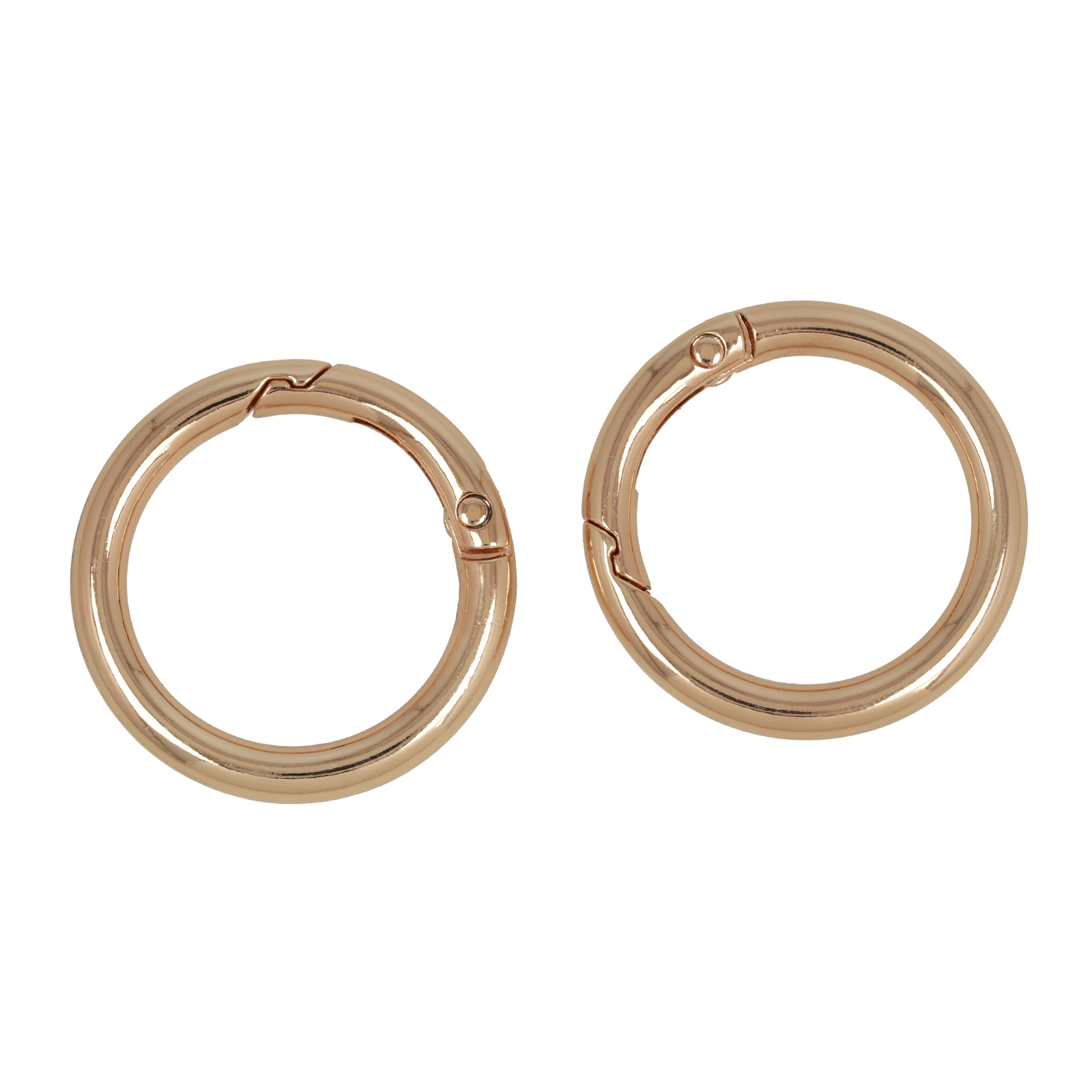 diy bag diy taschen gold carabiner round 34mm | 2pc