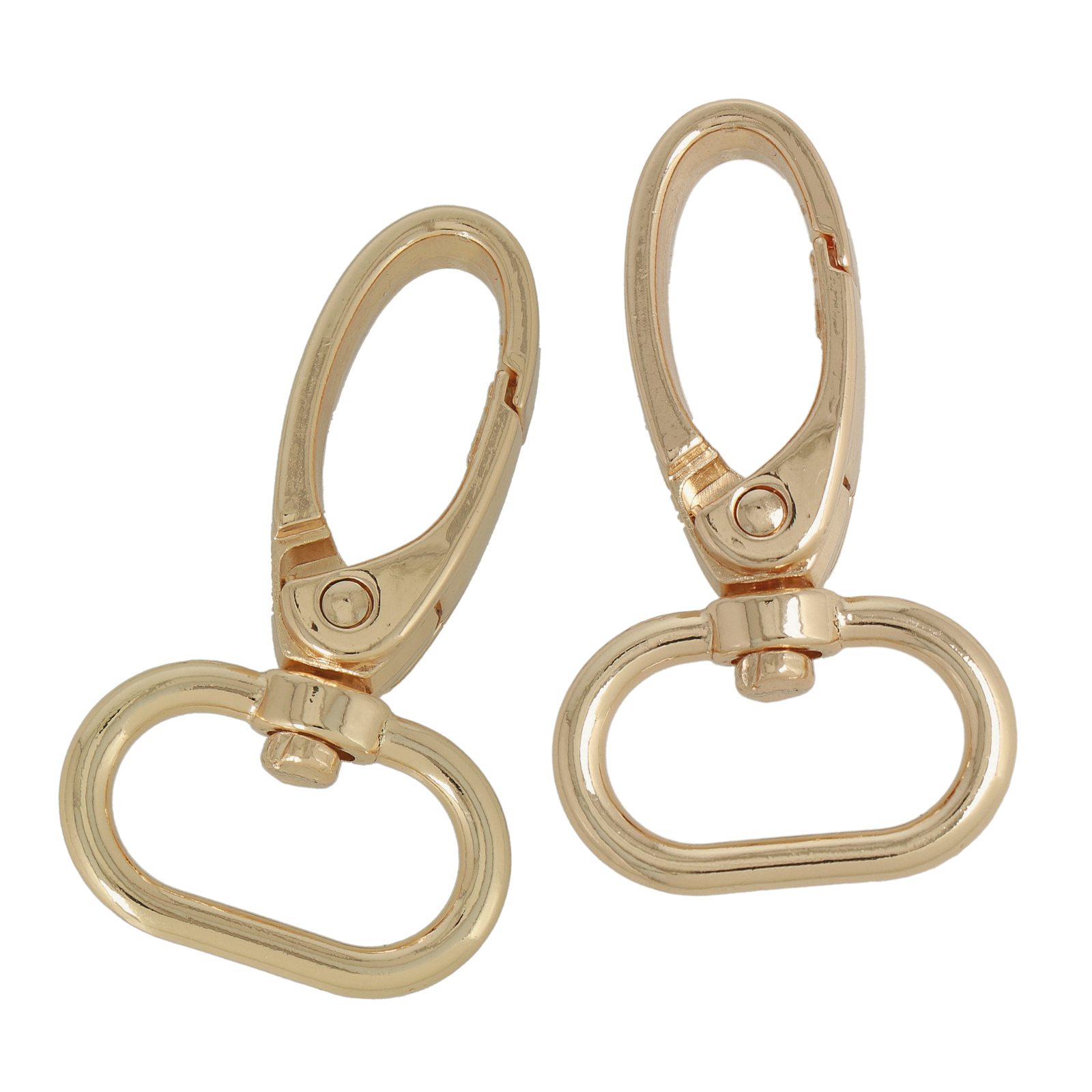 diy bag diy taschen gold carabiner 48x14mm (inner 25x15mm) | 2pc