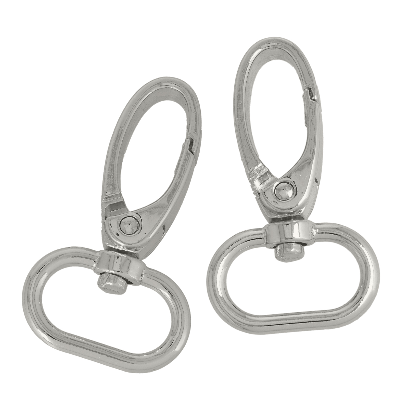 diy bag silver carabiner 48x14mm (inner 25x15mm) | 2pc