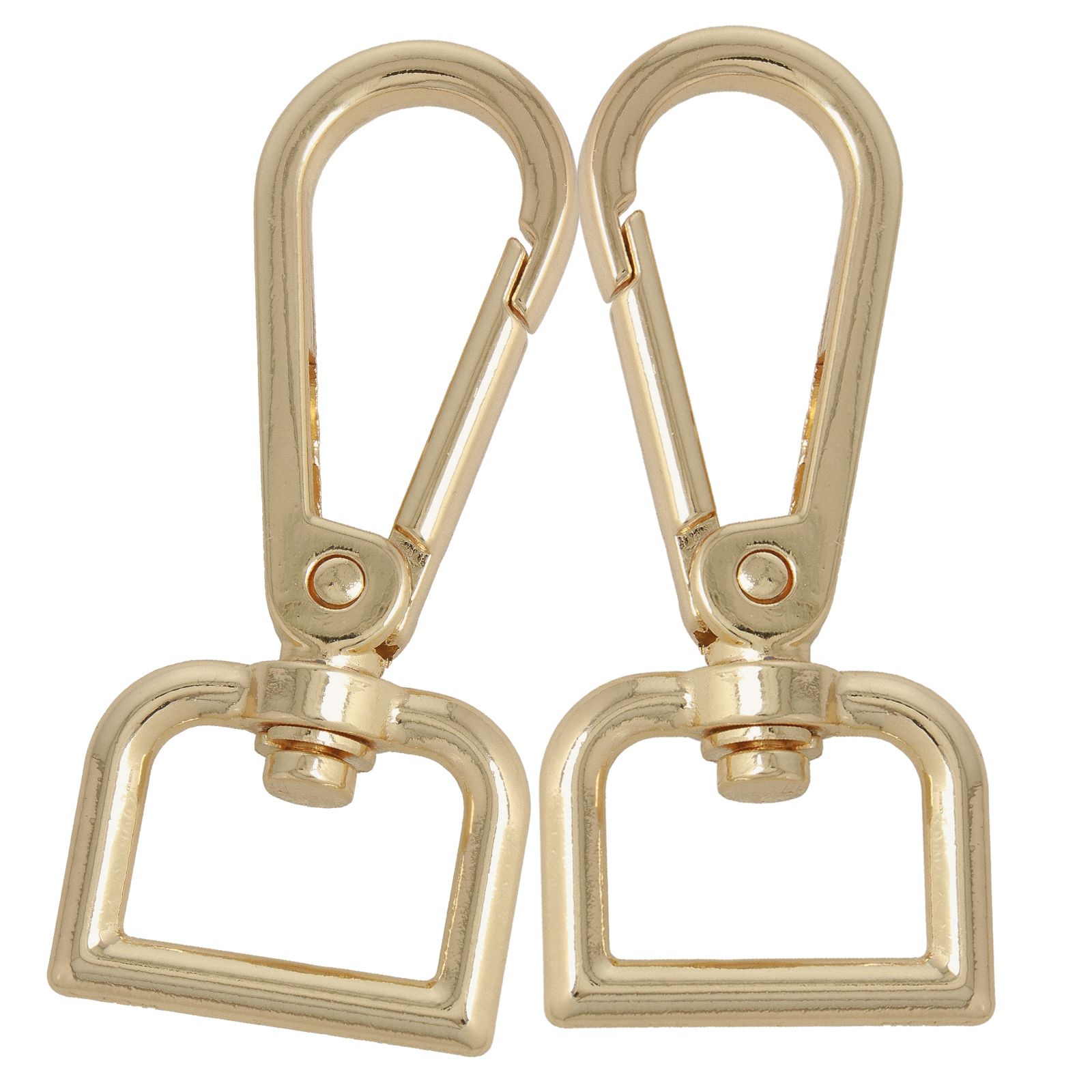 diy bag diy taschen gold carabiner 60x20mm (inner 27x21mm) | 2pc