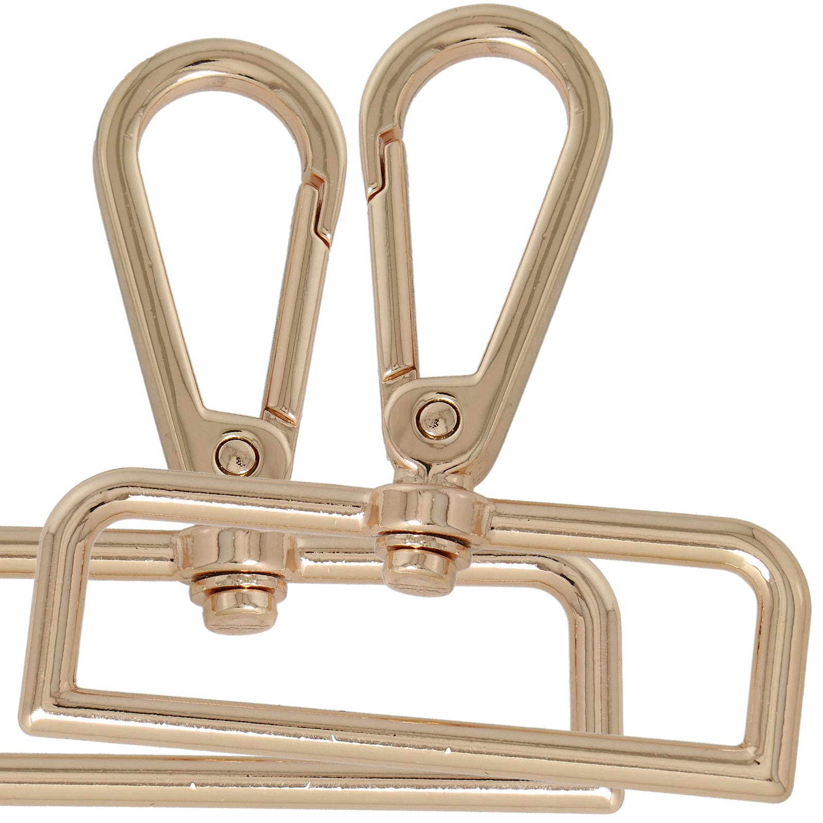 diy bag diy taschen gold carabiner 60x20mm (inner 58x20mm) | 2pc